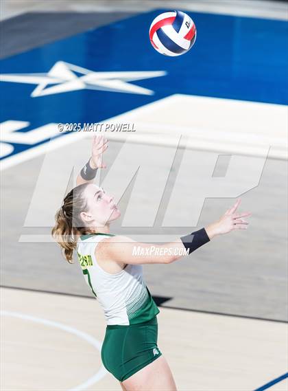 Thumbnail 1 in Stratford vs. Manvel (UIL Volleyball 6A D2 Regional Semifinal) photogallery.