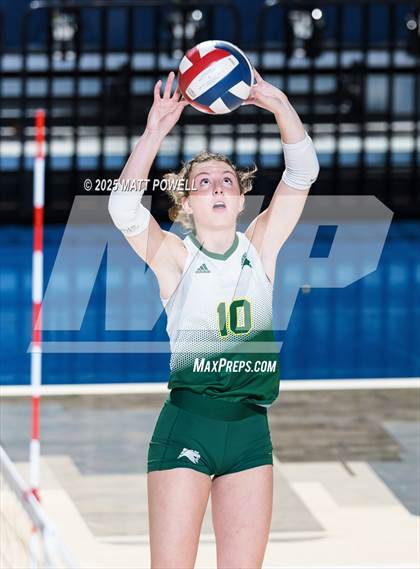 Thumbnail 1 in Stratford vs. Manvel (UIL Volleyball 6A D2 Regional Semifinal) photogallery.