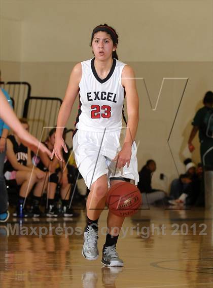 Thumbnail 2 in Gunn vs. Excel Academy (McNair Winter Shootout) photogallery.