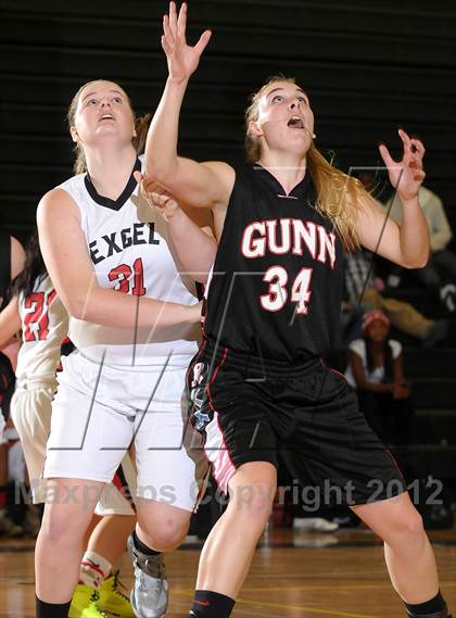 Thumbnail 2 in Gunn vs. Excel Academy (McNair Winter Shootout) photogallery.
