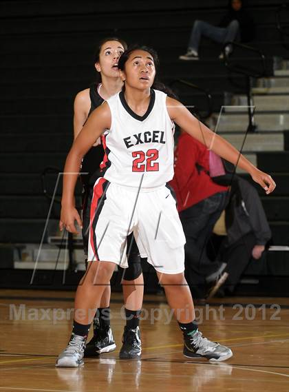 Thumbnail 1 in Gunn vs. Excel Academy (McNair Winter Shootout) photogallery.