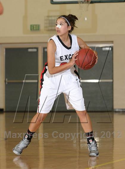 Thumbnail 1 in Gunn vs. Excel Academy (McNair Winter Shootout) photogallery.
