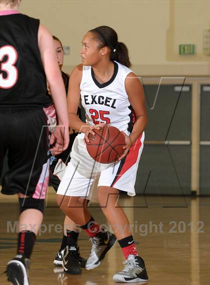 Thumbnail 3 in Gunn vs. Excel Academy (McNair Winter Shootout) photogallery.