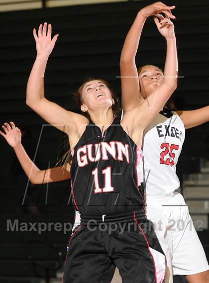 Thumbnail 3 in Gunn vs. Excel Academy (McNair Winter Shootout) photogallery.