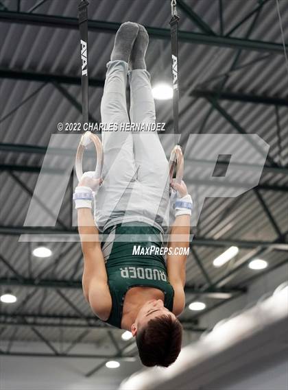 Thumbnail 3 in Texas High School Gymnastics Coaches Association Region 2 Championship photogallery.