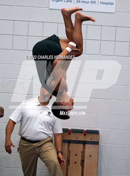 Thumbnail 2 in Texas High School Gymnastics Coaches Association Region 2 Championship photogallery.