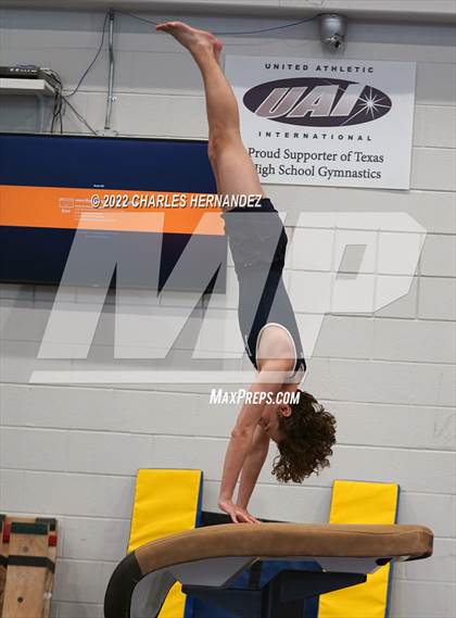 Thumbnail 3 in Texas High School Gymnastics Coaches Association Region 2 Championship photogallery.