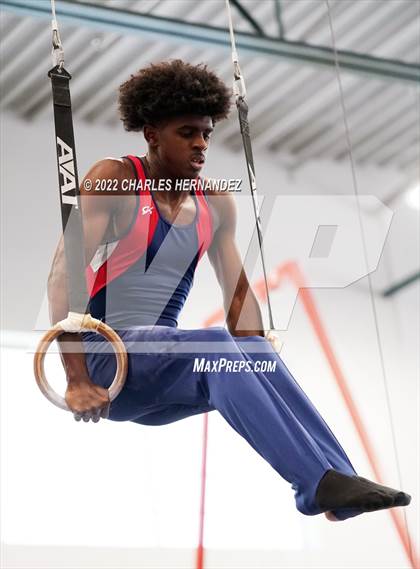Thumbnail 3 in Texas High School Gymnastics Coaches Association Region 2 Championship photogallery.