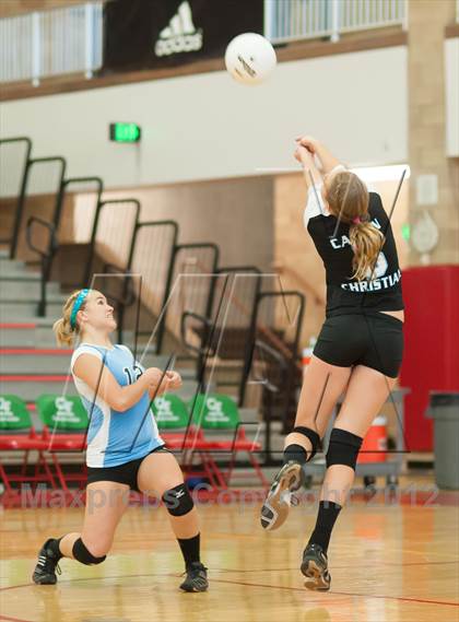Thumbnail 1 in Calvin Christian vs Tri-City Christian (CIF SDS D5 Final) photogallery.