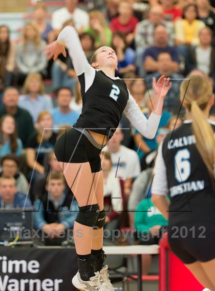 Thumbnail 2 in Calvin Christian vs Tri-City Christian (CIF SDS D5 Final) photogallery.
