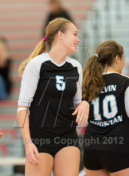 Thumbnail 1 in Calvin Christian vs Tri-City Christian (CIF SDS D5 Final) photogallery.