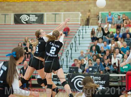 Thumbnail 2 in Calvin Christian vs Tri-City Christian (CIF SDS D5 Final) photogallery.