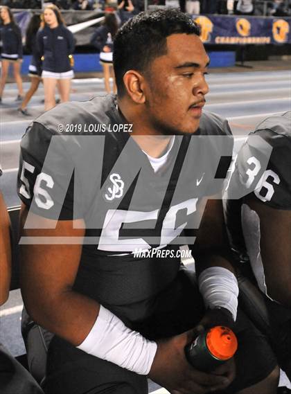Thumbnail 1 in De La Salle vs. St. John Bosco (CIF State Open Division Championship) photogallery.