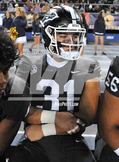 Thumbnail 2 in De La Salle vs. St. John Bosco (CIF State Open Division Championship) photogallery.