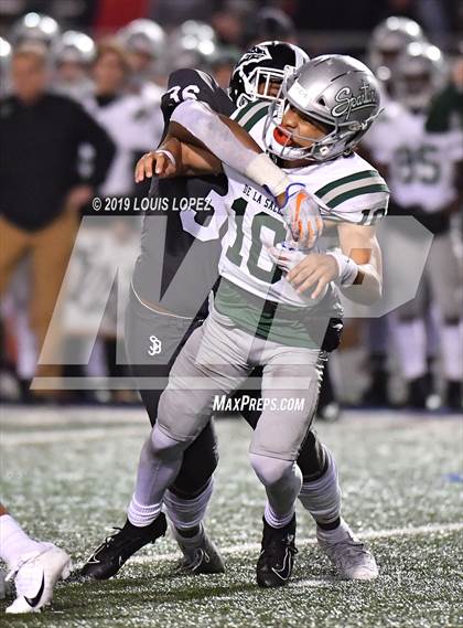 Thumbnail 2 in De La Salle vs. St. John Bosco (CIF State Open Division Championship) photogallery.