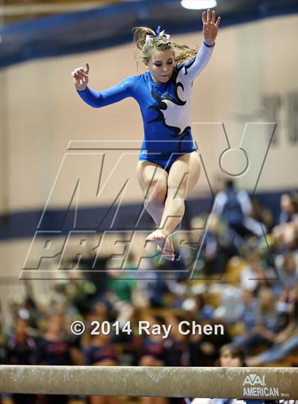 Thumbnail 3 in CHSAA 5A Gymnastics Prelim photogallery.