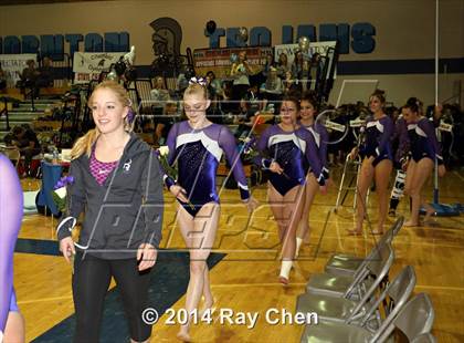 Thumbnail 1 in CHSAA 5A Gymnastics Prelim photogallery.