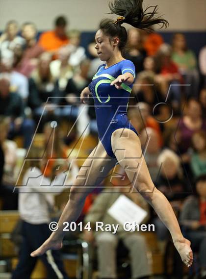 Thumbnail 1 in CHSAA 5A Gymnastics Prelim photogallery.