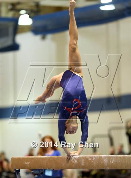 Thumbnail 1 in CHSAA 5A Gymnastics Prelim photogallery.
