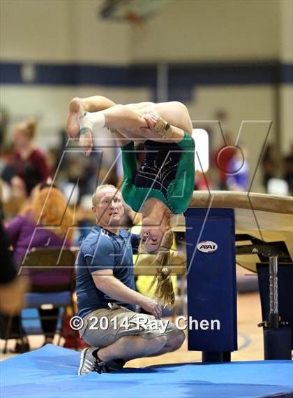 Thumbnail 2 in CHSAA 5A Gymnastics Prelim photogallery.