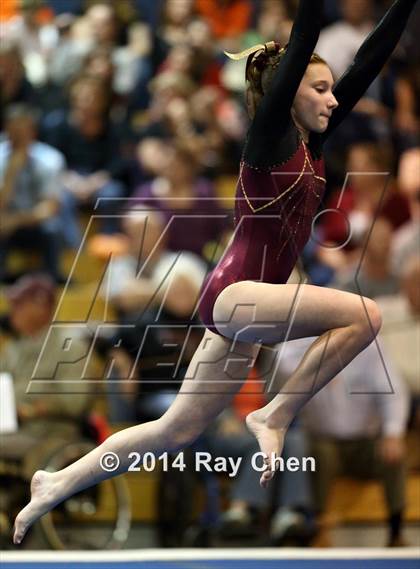 Thumbnail 1 in CHSAA 5A Gymnastics Prelim photogallery.