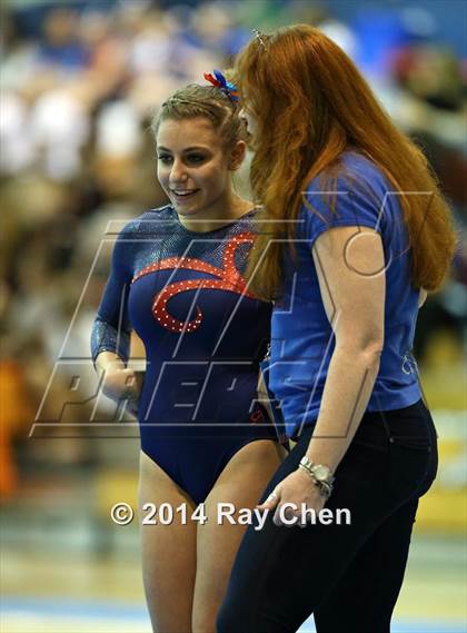 Thumbnail 3 in CHSAA 5A Gymnastics Prelim photogallery.