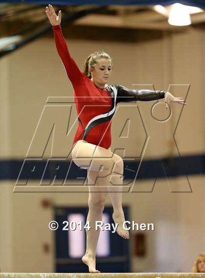 Thumbnail 3 in CHSAA 5A Gymnastics Prelim photogallery.