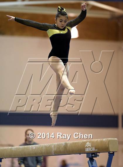 Thumbnail 2 in CHSAA 5A Gymnastics Prelim photogallery.