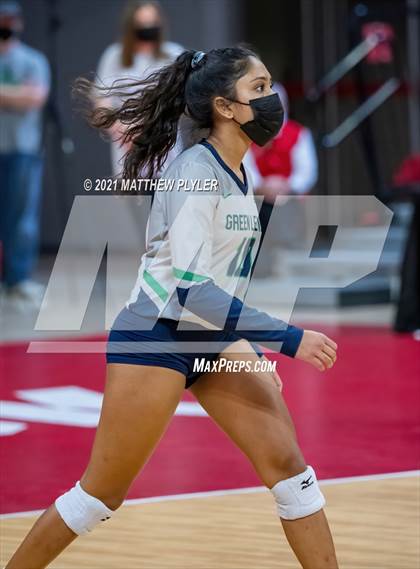 Thumbnail 2 in Green Level vs. Ardrey Kell (NCHSAA 4A Final) (2 of 2) (the Game) photogallery.