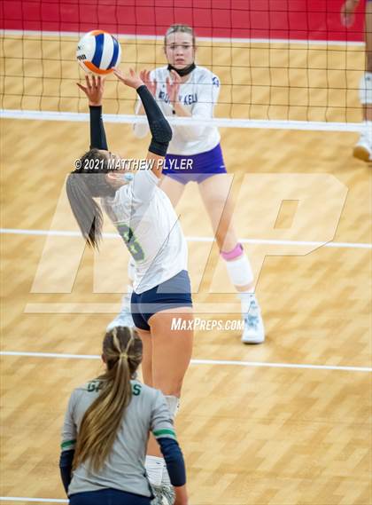 Thumbnail 3 in Green Level vs. Ardrey Kell (NCHSAA 4A Final) (2 of 2) (the Game) photogallery.