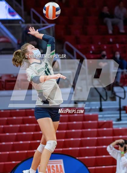 Thumbnail 2 in Green Level vs. Ardrey Kell (NCHSAA 4A Final) (2 of 2) (the Game) photogallery.