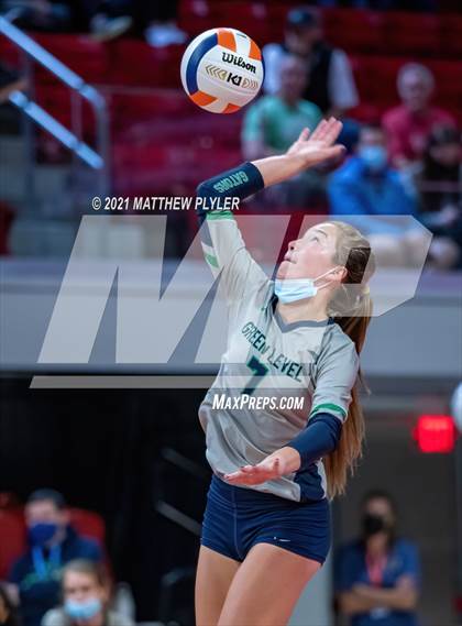 Thumbnail 2 in Green Level vs. Ardrey Kell (NCHSAA 4A Final) (2 of 2) (the Game) photogallery.