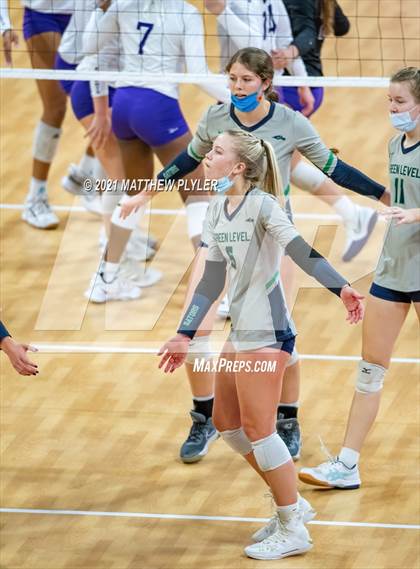Thumbnail 1 in Green Level vs. Ardrey Kell (NCHSAA 4A Final) (2 of 2) (the Game) photogallery.