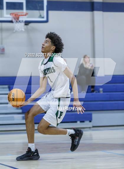 Thumbnail 1 in Temecula Prep vs. Perris (Linfield Christian Caged Classic) photogallery.
