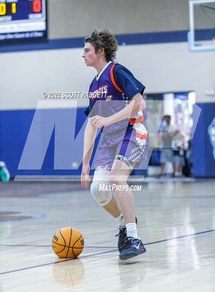 Thumbnail 3 in Temecula Prep vs. Perris (Linfield Christian Caged Classic) photogallery.
