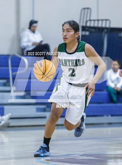 Thumbnail 1 in Temecula Prep vs. Perris (Linfield Christian Caged Classic) photogallery.