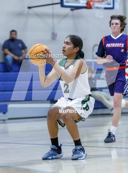 Thumbnail 1 in Temecula Prep vs. Perris (Linfield Christian Caged Classic) photogallery.
