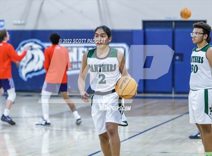 Thumbnail 1 in Temecula Prep vs. Perris (Linfield Christian Caged Classic) photogallery.
