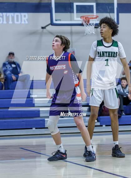 Thumbnail 1 in Temecula Prep vs. Perris (Linfield Christian Caged Classic) photogallery.