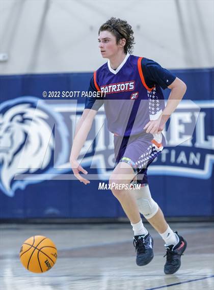 Thumbnail 1 in Temecula Prep vs. Perris (Linfield Christian Caged Classic) photogallery.