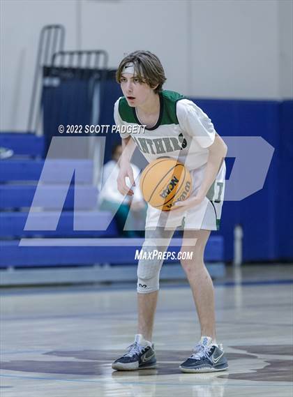 Thumbnail 2 in Temecula Prep vs. Perris (Linfield Christian Caged Classic) photogallery.