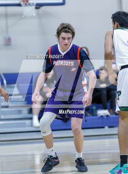 Thumbnail 2 in Temecula Prep vs. Perris (Linfield Christian Caged Classic) photogallery.