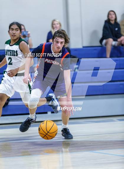 Thumbnail 3 in Temecula Prep vs. Perris (Linfield Christian Caged Classic) photogallery.
