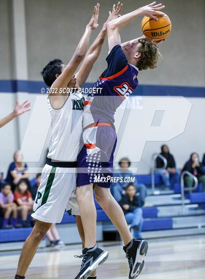 Thumbnail 1 in Temecula Prep vs. Perris (Linfield Christian Caged Classic) photogallery.