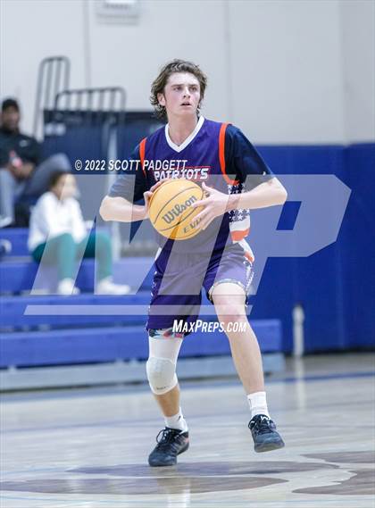 Thumbnail 2 in Temecula Prep vs. Perris (Linfield Christian Caged Classic) photogallery.
