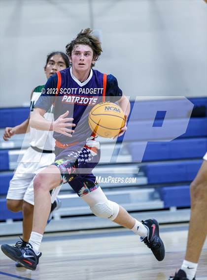 Thumbnail 1 in Temecula Prep vs. Perris (Linfield Christian Caged Classic) photogallery.