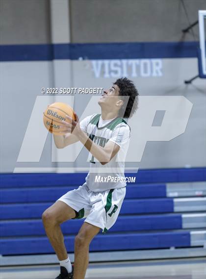 Thumbnail 1 in Temecula Prep vs. Perris (Linfield Christian Caged Classic) photogallery.