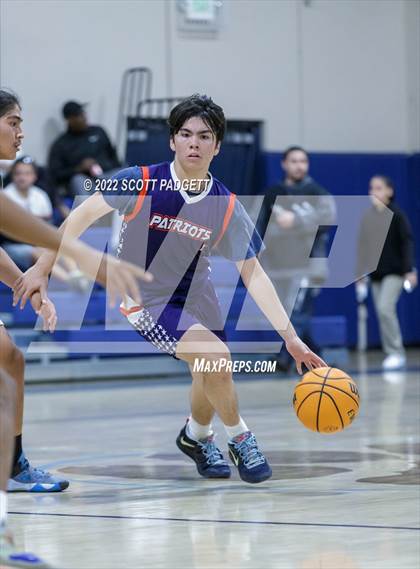 Thumbnail 1 in Temecula Prep vs. Perris (Linfield Christian Caged Classic) photogallery.