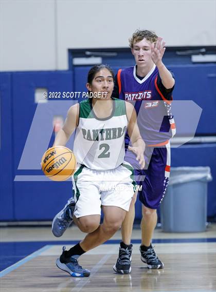 Thumbnail 1 in Temecula Prep vs. Perris (Linfield Christian Caged Classic) photogallery.