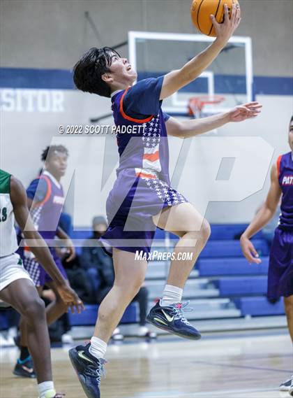 Thumbnail 3 in Temecula Prep vs. Perris (Linfield Christian Caged Classic) photogallery.